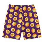 Apricot Fruit Pattern Print Men's Swim Trunks