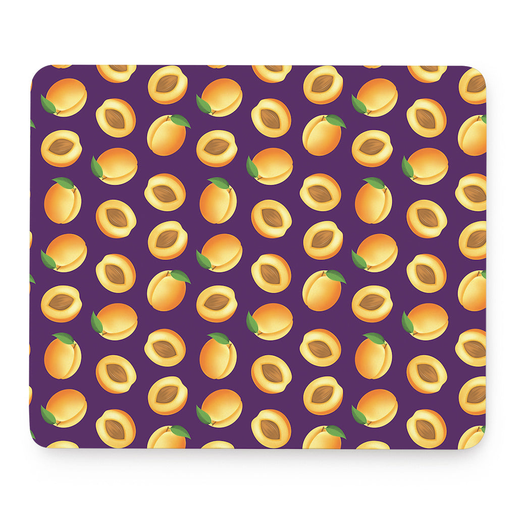 Apricot Fruit Pattern Print Mouse Pad