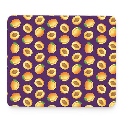 Apricot Fruit Pattern Print Mouse Pad