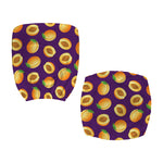 Apricot Fruit Pattern Print Office Chair Cover