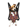 Apricot Fruit Pattern Print Pet Carrier Backpack