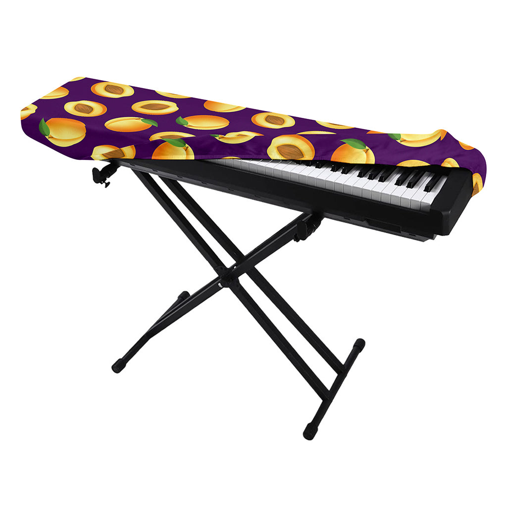 Apricot Fruit Pattern Print Piano Keyboard Cover