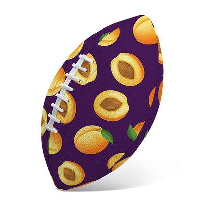 Apricot Fruit Pattern Print Rugby Ball