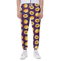 Apricot Fruit Pattern Print Joggers