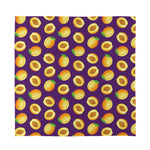Apricot Fruit Pattern Print Silk Bandana