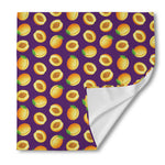 Apricot Fruit Pattern Print Silk Bandana