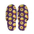 Apricot Fruit Pattern Print Slippers