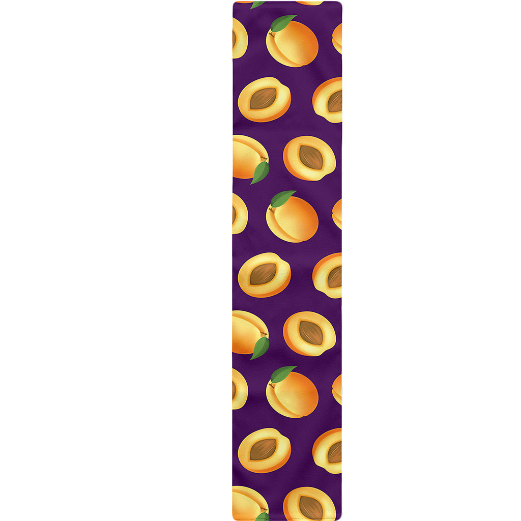 Apricot Fruit Pattern Print Table Runner