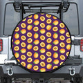 Apricot Fruit Pattern Print Tire Cover