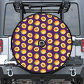 Apricot Fruit Pattern Print Tire Cover With Camera Hole