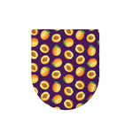 Apricot Fruit Pattern Print Toilet Lid Cover