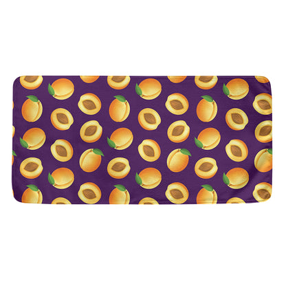 Apricot Fruit Pattern Print Towel