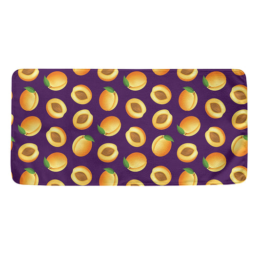 Apricot Fruit Pattern Print Towel