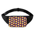 Apricot Fruit Pattern Print Waist Bag