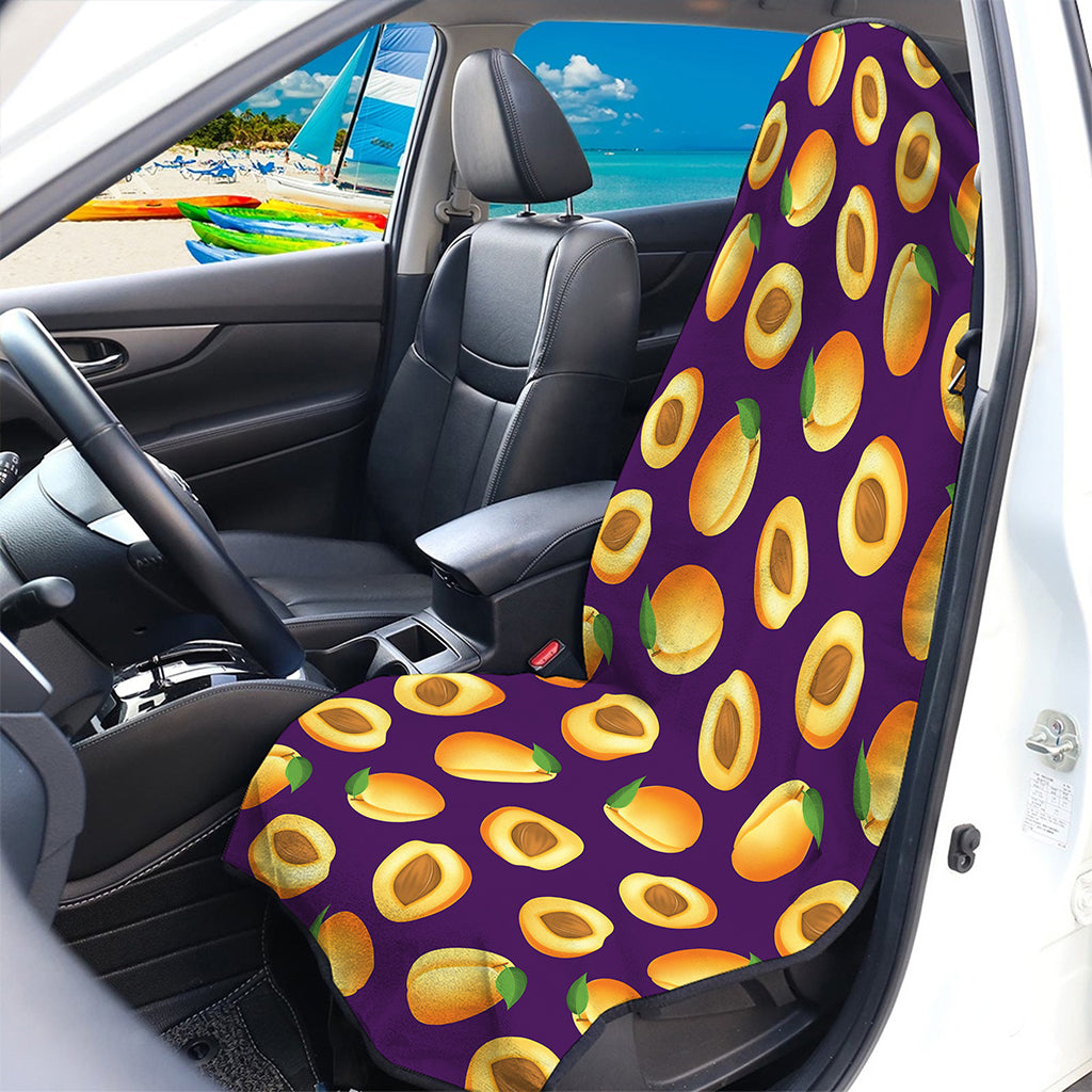 Apricot Fruit Pattern Print Waterproof Car Seat Cover