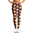 Apricot Fruit Pattern Print Women's Leggings