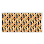 Apricot Fruit Striped Pattern Print Beach Towel