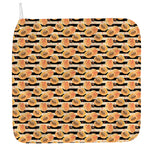 Apricot Fruit Striped Pattern Print Hand Towel