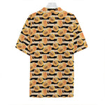 Apricot Fruit Striped Pattern Print Hawaiian Shirt