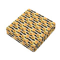 Apricot Fruit Striped Pattern Print Outdoor Seat Cushion Cover