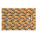 Apricot Fruit Striped Pattern Print Placemat