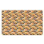 Apricot Fruit Striped Pattern Print Polyester Doormat