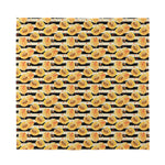 Apricot Fruit Striped Pattern Print Silk Bandana