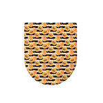 Apricot Fruit Striped Pattern Print Toilet Lid Cover