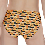 Apricot Fruit Striped Pattern Print Women's Panties