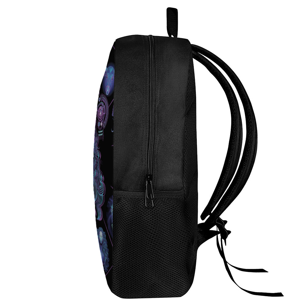 Aquarius And Astrological Signs Print 17 Inch Backpack