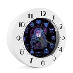 Aquarius And Astrological Signs Print Alarm Clock