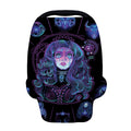 Aquarius And Astrological Signs Print Baby Seat Cover
