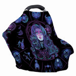 Aquarius And Astrological Signs Print Baby Seat Cover