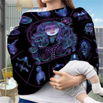 Aquarius And Astrological Signs Print Baby Seat Cover