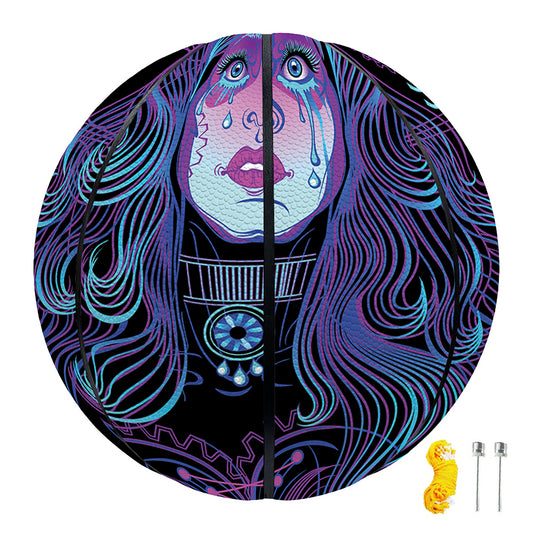 Aquarius And Astrological Signs Print Basketball