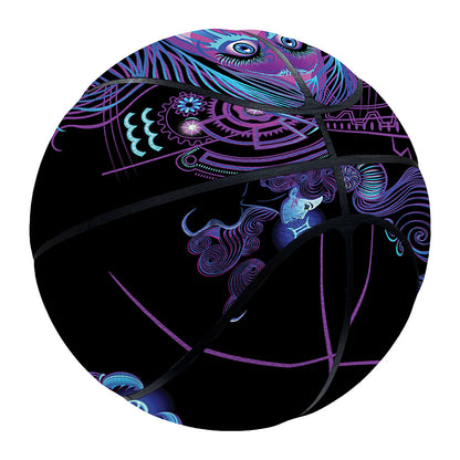 Aquarius And Astrological Signs Print Basketball