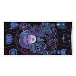 Aquarius And Astrological Signs Print Beach Towel
