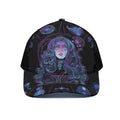Aquarius And Astrological Signs Print Black Mesh Trucker Hat