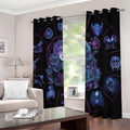 Aquarius And Astrological Signs Print Dimout Grommet Curtains