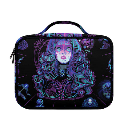 Aquarius And Astrological Signs Print Briefcase Bible Bag