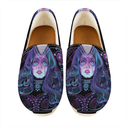Aquarius And Astrological Signs Print Casual Shoes