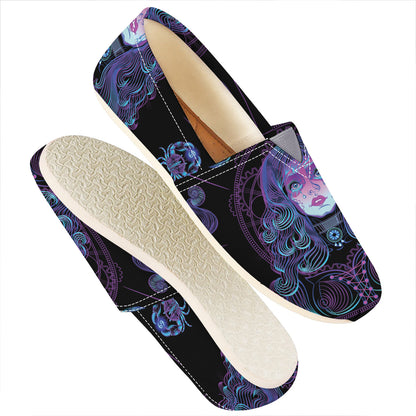 Aquarius And Astrological Signs Print Casual Shoes