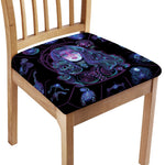 Aquarius And Astrological Signs Print Chair Cushion Cover