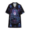 Aquarius And Astrological Signs Print Cotton Hawaiian Shirt