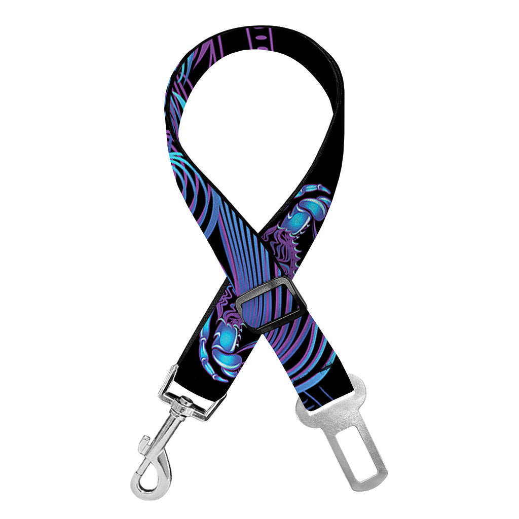 Aquarius And Astrological Signs Print Dog Seat Belt