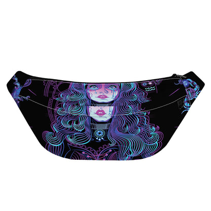 Aquarius And Astrological Signs Print Fanny Pack