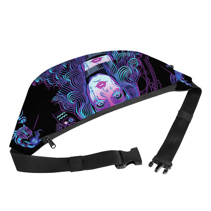 Aquarius And Astrological Signs Print Fanny Pack