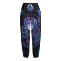 Aquarius And Astrological Signs Print Fleece Lined Knit Pants