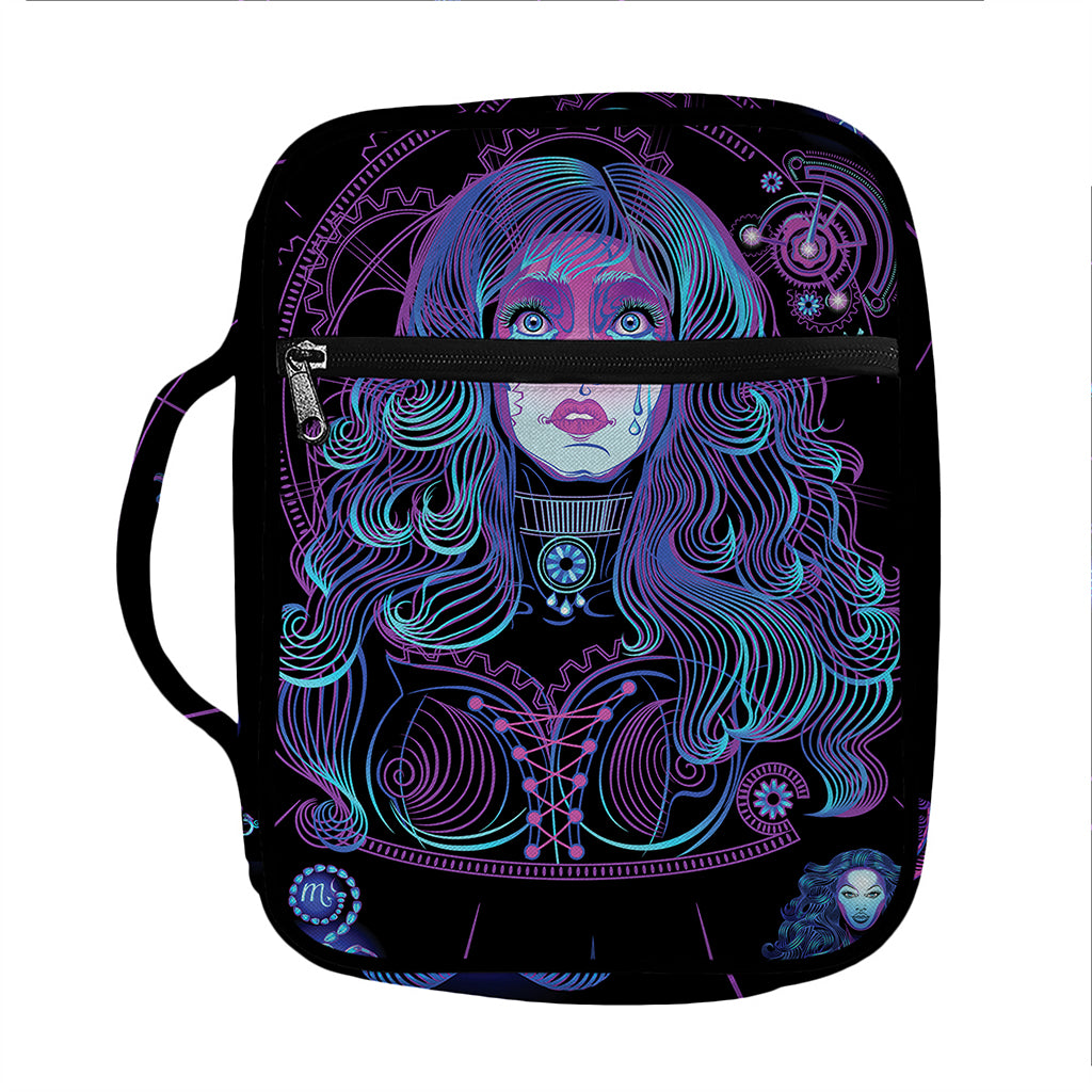 Aquarius And Astrological Signs Print Front Pocket Bible Bag
