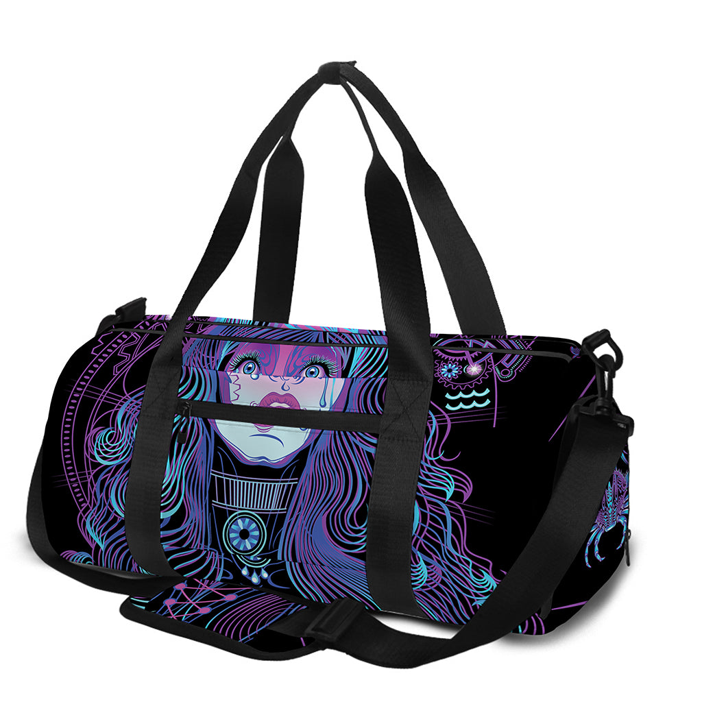 Aquarius And Astrological Signs Print Gym Bag